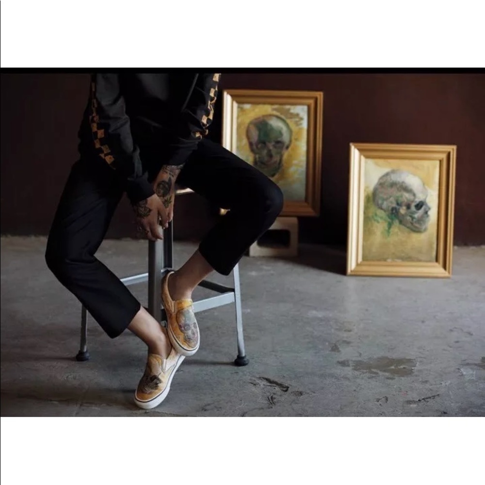 Vans Vincent Van Gogh Skull Limited Edition Unisex - Picture 7 of 8
